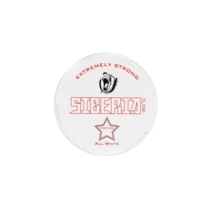 Siberia All White (33mg Super Strong) Nicotine Pouches – Single Tin