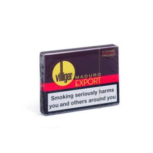 Villiger Export Pressed Maduro (5 Cigars) –  5 x Packs